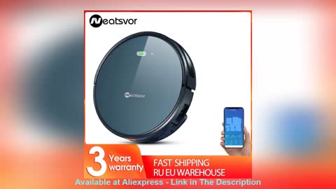 ✨ NEATSVOR X500 Robot Vacuum Cleaner 3000PA Powerful Suction 3-in-1 Pet Hair Household Dry and Wet