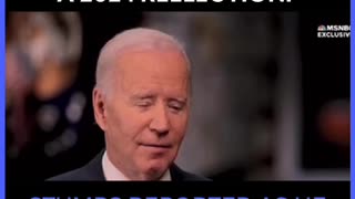 Sleepy Joe Was Asked About A 2024 Run For Re-Election… Appears To Fall Asleep Mid Answer