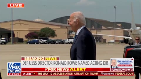 BREAKING VIDEO: Biden Slowly Stumbles Onto Air Force One In First Sighting Since Dropping Out