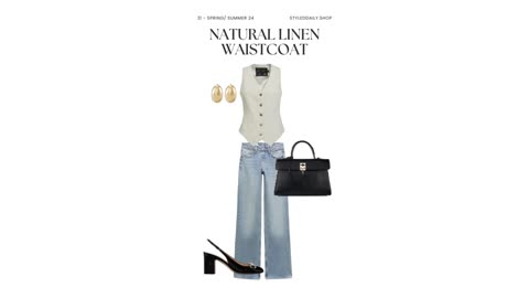 Styling a Natural Linen Waistcoat by Victoria Magrath x Holland Cooper | Styled Daily