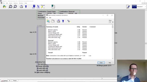 How to design a steel moment connection