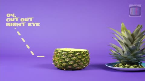 HOW TO CARVE A PINEAPPLE