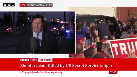 Attacker at Donald Trump’s rally killed by US Secret Service sniper | BBC News