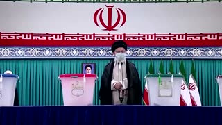 Khamenei votes in Iran election