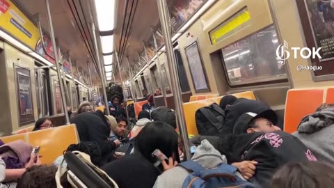 New York subway is turning into a War zone.