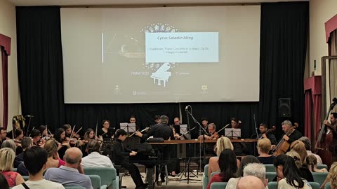 Todi Music Festival Day 16: My performance Beethoven Concerto 4 Mvt 1