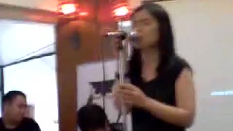 BEAUTIFUL LADY SINGS 'A THOUSAND YEARS'