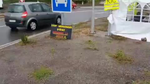 🔴 Gilets Jaunes au Rond point de la victoire de Mougins