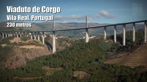 The Tallest Bridges in the World - The 10 Biggest and Tallest Viaducts in the World