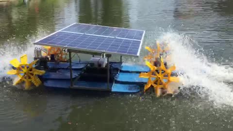 Water Oxygen Aeration Machine For Fish Farming - Solar Energy