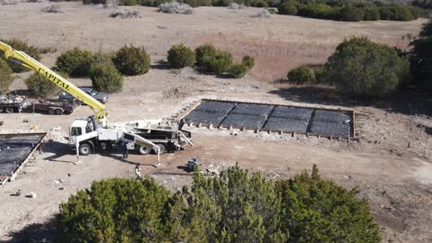 Concrete pour