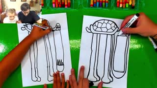 Best - how to draw a folding surprise turtle with your kids