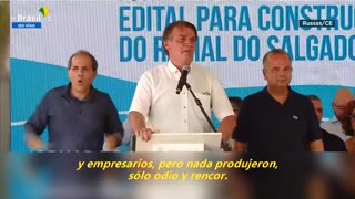 Presidente de Brasil dice que no tiene la culpa de "absolutamente nada" de la pandemia