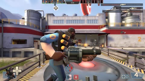 TF2: Training Gorge (Blue - Attacking/Red - Defending) Gameplay