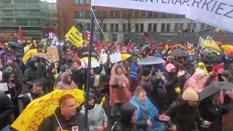 Rotterdam, Netherlands - People are sick of medical dictatorship!