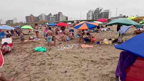 🇦🇷 Mar Del Plata Beach An Exciting Day Argentina