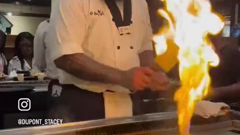 When the Hibachi chef A's the assignment