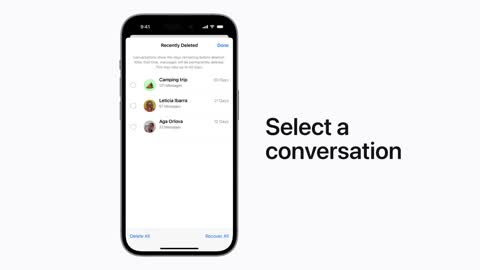 How to recover deleted Messages conversations on your iPhone