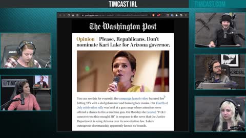 Media PANICS Over Kari Lake, BEGS People Not To Vote For Her In Pathetic Article