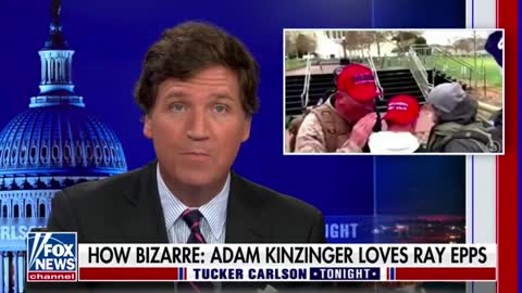 Tucker Carlson Calls Out Adam Kinzinger for His Bizarre Statements on Ray Epps