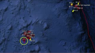 Large Earthquake Off Japan M 6.6, Sea of​ Torishima Island