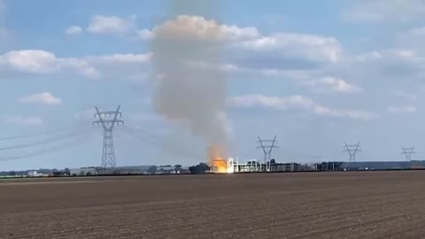 A massive fire at a power substation, right in the middle of the worst European energy "crisis"