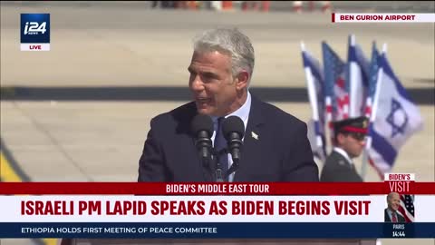 President Biden on a visit to Israel