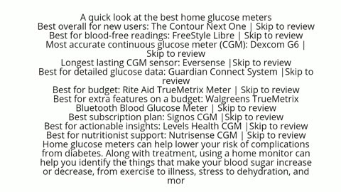 Smart Blood Sugar