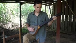 Clifton Hicks - Cackling Hen (Early Gourd Banjo)
