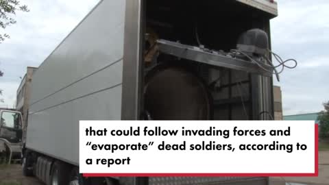 Russia has mobile crematoriums that "evaporate" dead soldiers- report