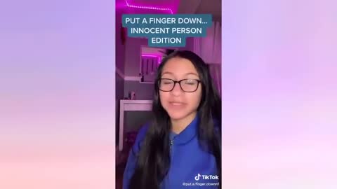 PUT A FINGER DOWN CHALLENGE TIKTOK COMPILATION