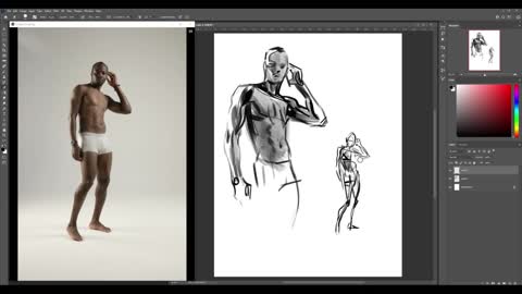 Practice 5-minute character sketching together, male daily dynamics VII
