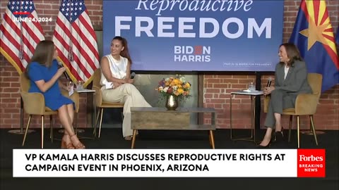 JUST IN- VP Kamala Harris Torches Republicans For Opposing Abortion At Phoenix, Arizona, Event