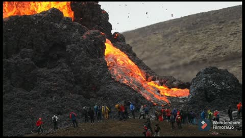 Iceland Volcano Eruption (19.03.21)