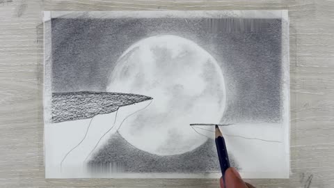 How to draw a boy in Moon Light