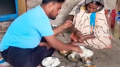 A son eating all but mother is not all wife