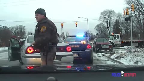 Oakland County Deputy Hit By Car Sliding On Icy Road