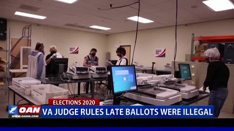 Va. judge rules late ballots were illegal