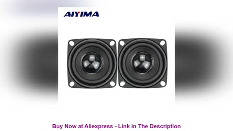 ⚡️ AIYIMA 2Pcs Subwoofer HIFI 2 Inch 4 Ohm 5W Full Range Speaker Mini Woofer Speakers DIY Audio