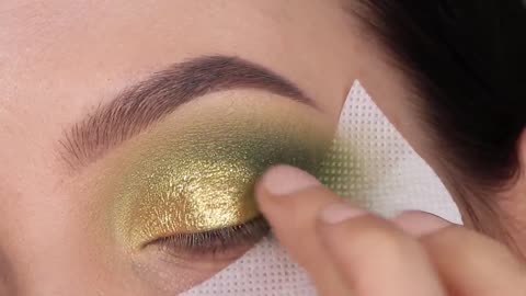 golden green eye makeup tutorial for brown eyes mp4.