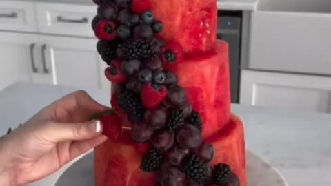 Watermelon Fruit Cake