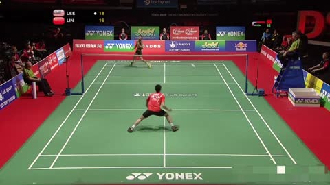 Badminton men's singles match video