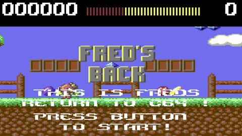 Fred's Back Longplay (C64) [QHD]