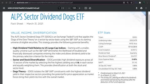 SDOG ETF Introduction (DOG Theory)