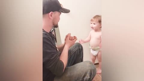 Funniest Daddy and Baby - Cute Baby Videos