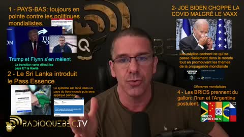 Extrait du WEBJOURNAL du 24 juillet 2022 - La contre-révolution par le bas - Bidon