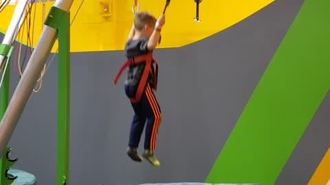 Beckett's 7th Birthday at Rockin Jump Dublin Bungee Jump