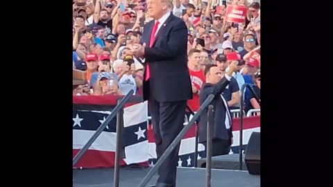My personal Pics and clips of President Trump at the SAVE AMERICA Rally in Ohio