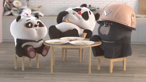How long has it been since you washed the dishes#panda funny anime