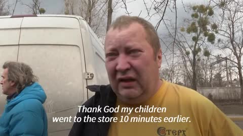 A life up in smoke: Russian shelling turns home to ash outside Kiev city |